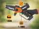 Worx WG326E - Potatore manuale a batteria + asta di prolunga 125cm - 20V 4Ah