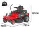 Snapper ZTX105RD - Trattorino rasaerba professionale a raggio zero - Scarico posteriore e mulching 50% - Motore B&amp;S 7220 EXi bicilindrico