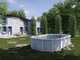 OUTLET - PICCOLI DIFETTI ESTETICI - Gre Finlandia Ovale 610x375x120cm - Piscina fuori terra in acciaio