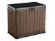 OUTLET - DA ESPOSIZIONE - Keter Store it Out Darwin marrone - Box porta attrezzi da giardino - 140x80x120 cm