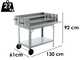 OUTLET - PICCOLI DIFETTI ESTETICI - Royal Food CB 550S - Barbecue a carbone