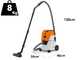 OUTLET - UTILIZZATO PER PROVA - STIHL SE 62 E - Bidone aspiratutto - Soffiatore - Capacit&agrave; 20l - 1400W