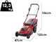 GeoTech X-Line LM-40V - Tagliaerba a batteria - 40V - SENZA BATTERIE E CARICABATTERIE