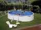 OUTLET - PICCOLI DIFETTI ESTETICI - Gre Fidji Ovale 610x375x120cm - Piscina fuori terra in acciaio