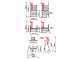 Facal Pinna - Trabattello in alluminio - Trasformabile in due scale - Altezza 3,10m