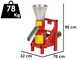 GeoTech Pro TWPM150 - Pellettatrice a trattore - Produzione in casa del pellet da riscaldamento
