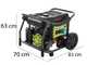 Pramac WX7000 - Generatore di corrente carrellato con AVR e avv. elettrico 6.1 kW - Continua 5.8 kW Monofase