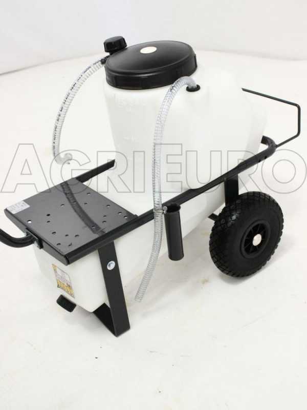 Kit motopompa irrorazione - Pompa Comet MC18 con motore elettrico con carrello e serbatoio 50L