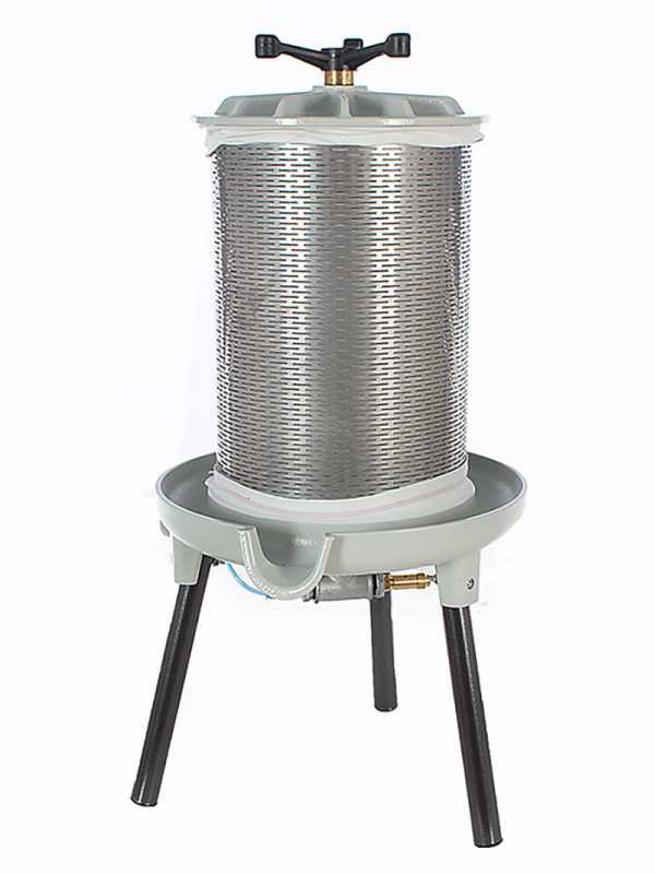 Grifo PEA40 - Pressa pneumatica per frutta 40 L - Vasca in INOX