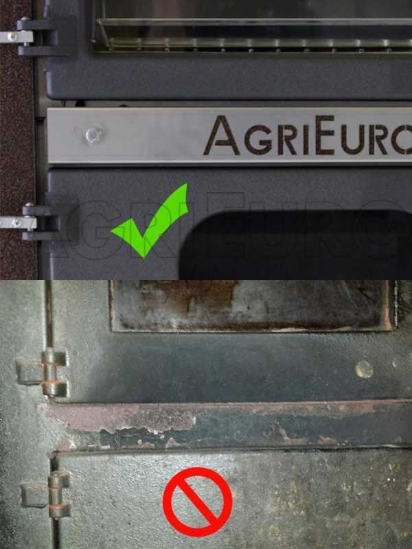 Forno a legna da esterno Medius 80 EXT in acciaio - Ventilato con tetto rosso