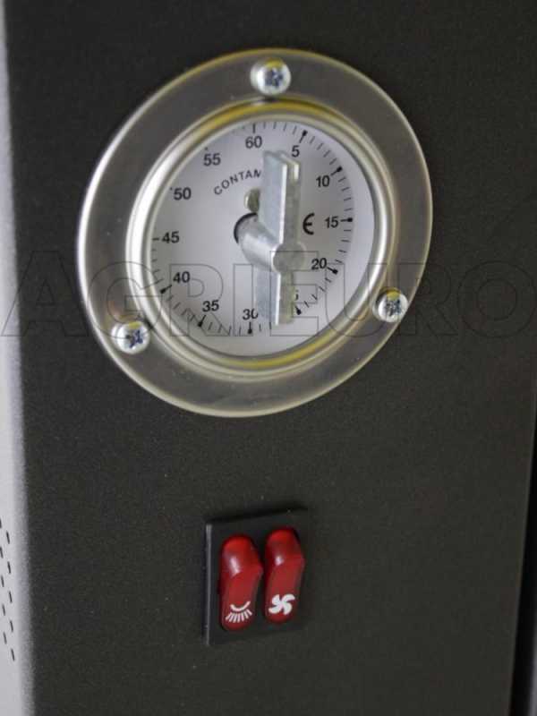 Forno a legna da incasso Medius Plus 100 Inc in acciaio - Ventilato