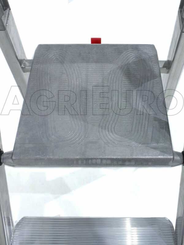 OUTLET - DIFETTI ESTETICI - Facal Quadra 50/8 Tecnoscala, 8 gradini, 2.62 mt - Scalandrino in alluminio con cavalletto