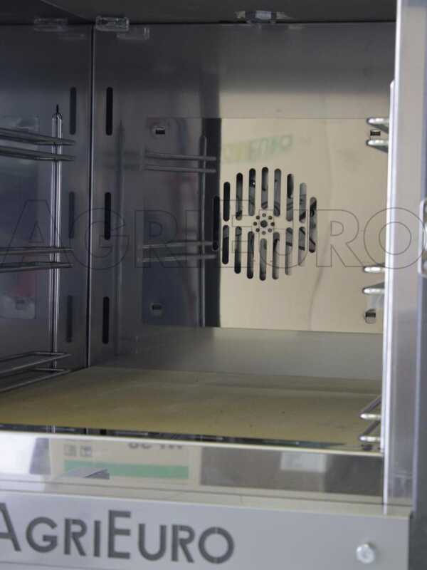 OUTLET - DIFETTI ESTETICI - Forno a legna da esterno Medius Plus 100 EXT in acciaio - Ventilato con tetto in INOX