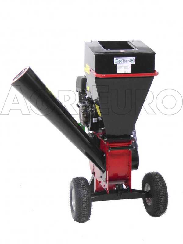OUTLET - DIFETTI ESTETICI - GeoTech GS150EL - Biotrituratore a scoppio - Motore Loncin a benzina 15 HP - avviamento elettrico