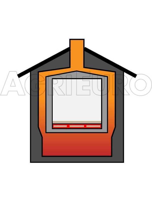 Forno a legna da esterno Minimus 50 EXT INOX - Ventilato