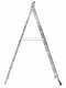 Marchetti Azzurra A2 A210, 2x10 gradini, 5.30 m - Scala in alluminio allungabile - Altezza stimata operativa 6.30 m