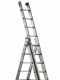 Marchetti Azzurra A3 A312, 3x12 gradini, 8.65 m - Scala in alluminio allungabile - Altezza stimata operativa 9.65 m