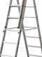 Marchetti Azzurra A3 A312, 3x12 gradini, 8.65 m - Scala in alluminio allungabile - Altezza stimata operativa 9.65 m