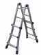 Facal Briko Blu BB/1, 2x6 gradini, 2.88 m - Scala in alluminio telescopica - Altezza stimata operativa 3.80 m