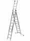 Facal Super Prima P320-3, 9+10+10 gradini, 7.20 m - Scala in alluminio allungabile - Altezza stimata operativa 8.20 m