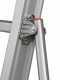 Facal Roller R35-2S, 2x11 gradini, 5.90 m - Scala a rotaia con fune in alluminio - Altezza stimata operativa 6.80 m