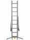 Gierre Hailo Hobbylot AL415GLIM, 3x9 gradini, 5.40 m - Scala in alluminio - Altezza stimata operativa 6.40 m