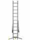 Gierre Hailo Hobbylot AL435GLIM, 3x11 gradini, 6.90 m - Scala in alluminio - Altezza stimata operativa 7.90 m