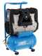 ABAC START SILENT OS7P - Compressore aria elettrico monofase silenziato, oil-less - Motore 0.75 HP - 6 lt
