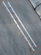 Facal Genia GS250, 8 gradini, 2.59 m - Scala in alluminio semplice singola - Altezza stimata operativa 3.55 m