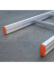 Facal Genia GS250, 8 gradini, 2.59 m - Scala in alluminio semplice singola - Altezza stimata operativa 3.55 m