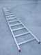 Scala agricola conica professionale in alluminio S110L12, 12 gradini, 3.45 m - Altezza stimata operativa 4.45 m