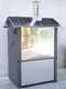 OUTLET - DIFETTI ESTETICI - Forno a legna da esterno Medius Plus 100 EXT in acciaio - Ventilato con tetto in INOX