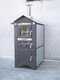 OUTLET - DIFETTI ESTETICI - Forno a legna da esterno Medius Plus 100 EXT in acciaio - Ventilato con tetto in INOX