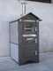 OUTLET - DIFETTI ESTETICI - Forno a legna da esterno Medius Plus 100 EXT in acciaio - Ventilato con tetto in INOX
