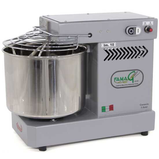 Famag IM 10/230 10 Velocità Silver - Impastatrice a spirale 10 Kg