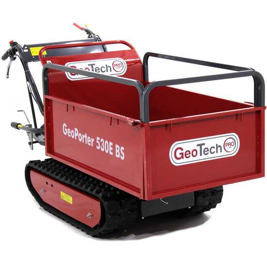 GeoTech Pro GeoPorter 530E BS - Minitransporter cassone estensibile 500Kg