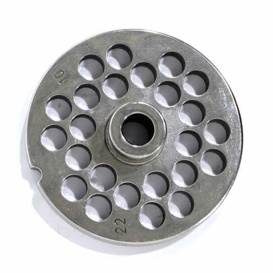 TC 22 foro 10 mm Trafila Reber - Piastra per tritacarne - diametro trafila 82 mm