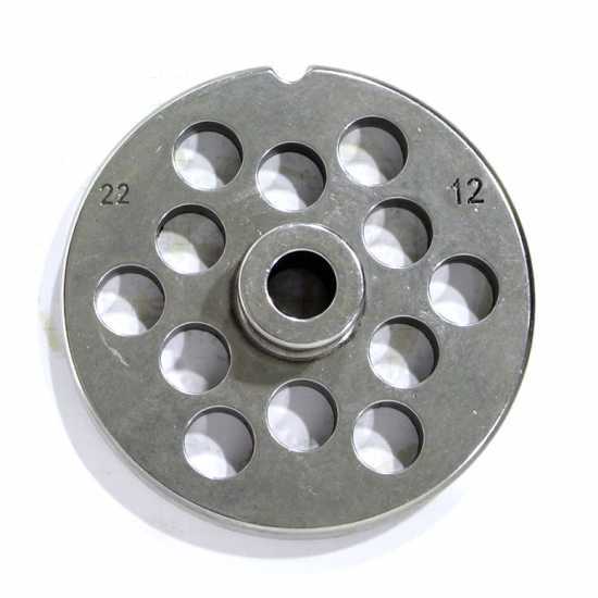 TC 22 foro 12 mm Trafila Reber - Piastra per tritacarne - diametro trafila 82 mm