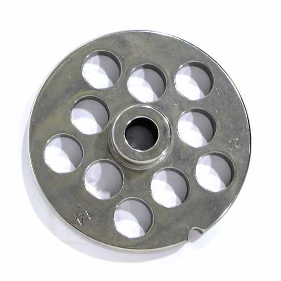 TC 22 foro 14 mm Trafila Reber - Piastra per tritacarne - diametro trafila 82 mm