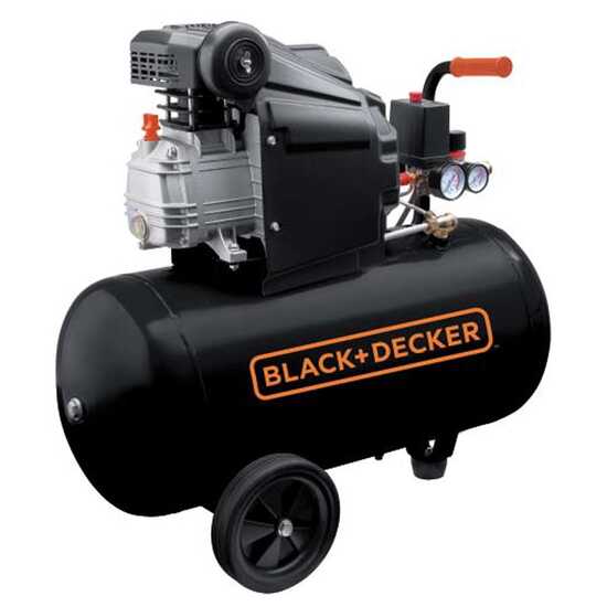 Black &amp; Decker BD 205 50 - Compressore aria elettrico monofase - Motore 2 HP - 50 lt 