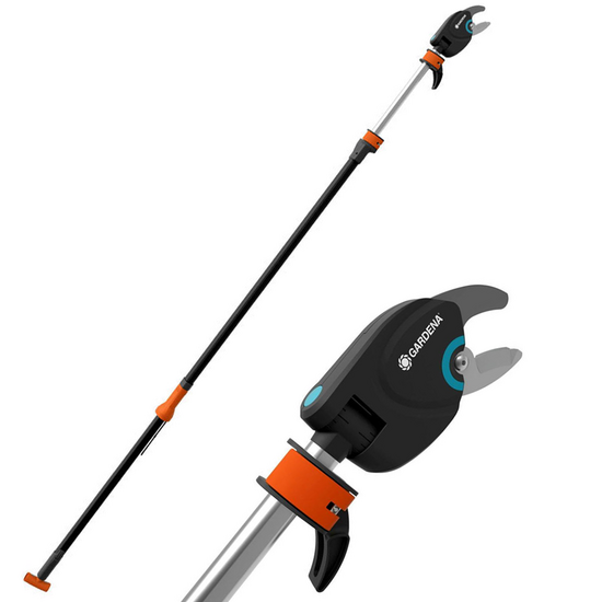 Gardena StarCut 410 plus - Forbicione troncarami su asta telescopica da 230-410 cm - Ø 32mm
