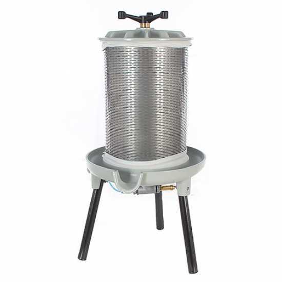 Grifo PEA20 - Pressa pneumatica per frutta 20 L - Vasca in INOX