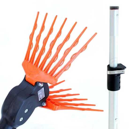 Abbacchiatore elettrico a batteria OLIX WAVE 120-200 cm - asta telescopica in alluminio
