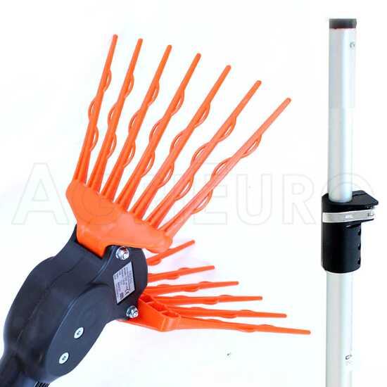 Abbacchiatore elettrico a batteria OLIX WAVE 150-250 cm - asta telescopica in alluminio