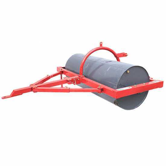 GeoTech LR150 - Rullo agricolo trainato a trattore compattatore, timone di traino + attacco a 3 punti