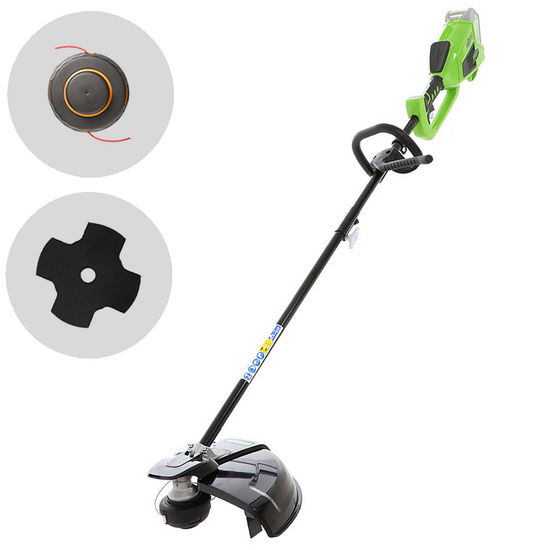 Greenworks GD40BC - Decespugliatore a batteria - 40V - SENZA BATTERIA E CARICABATTERIA