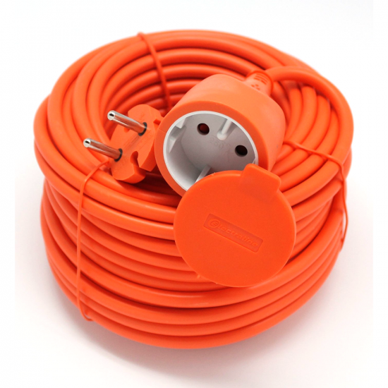 Cavo elettrico da 15 mt - Tappo copripresa - 16A 230V - 3200W