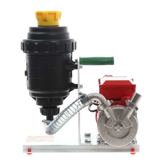 Rover Mesh 2500 - Pompa elettrica da travaso per acque sporche con filtro a rete - 0.6 HP