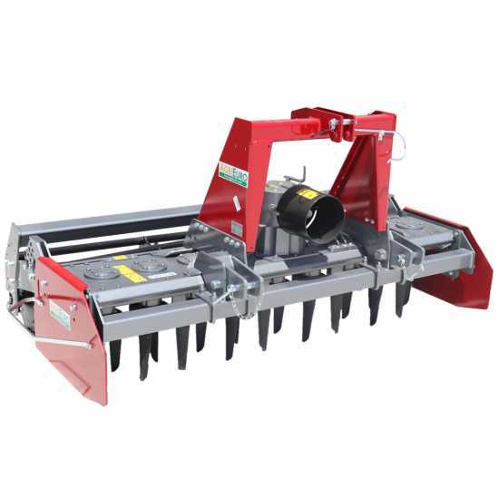 Erpice rotante RM200 - Larghezza di lavoro 200 cm - 18 lame - Serie pesante con rullo a gabbia