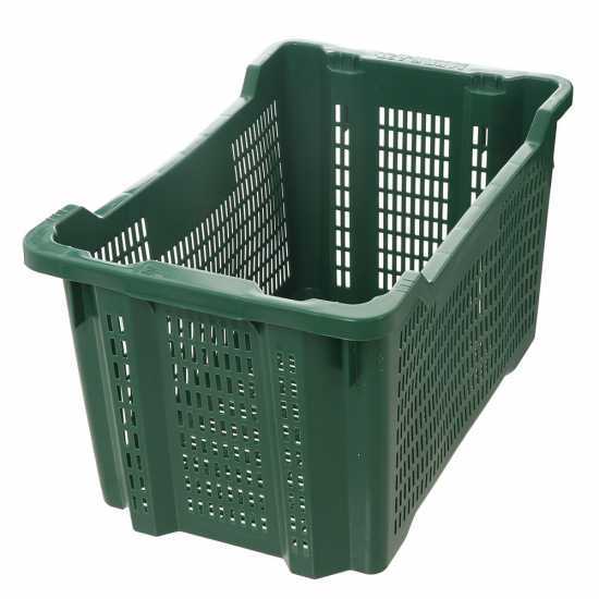 Nr. 28 Cassette in plastica multiuso impilabili e sovrapponibili con laterali rinforzati